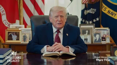 Trump Joins America Reads the Bible, Shares 2 Chronicles from Oval Office
