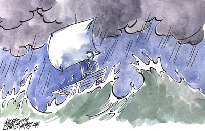 Encountering storms even in the center of God's will