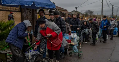 Ukraine Civilians Evacuate Retaken Regions