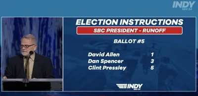 Run-off election for SBC president included three candidates | Baptist Press