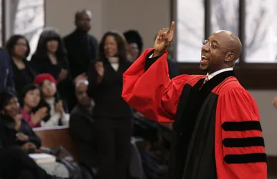 Warnock Condemns Capitol Rioters in Post-Election Sermon