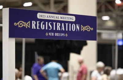 Helping a big crowd register in an easy way is the goal for the Annual Meeting | Baptist Press