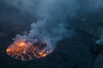 A Volcano Eruption in Congo Left Behind Massive Damage