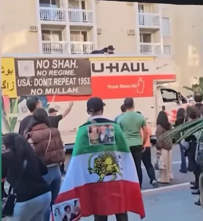 U-Haul driver detained after driving into Iranian protesters