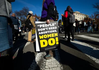 Gathered outside court, pro-lifers feel hopeful about outcome of Dobbs
