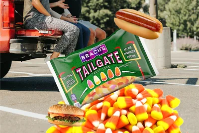 ApocalypseWatch2022: Hot Dog and Hamburger Flavored Candy Corn Drops in Stores - RELEVANT