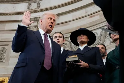 Trump Didn't Place Hand on Bible During Second Oath of Office