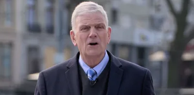 Franklin Graham preaches in Ukraine: Easter is about more than just egg hunts and bunny rabbits