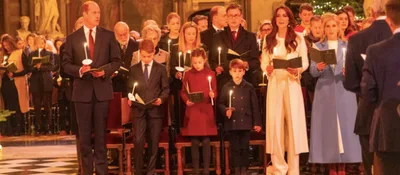 Prince and Princess of Wales join Christmas carol service at Westminster Abbey