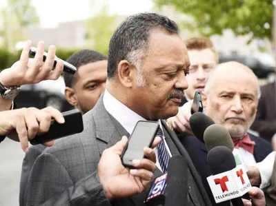Rev. Jesse Jackson hospitalized after falling, cutting head at Howard University