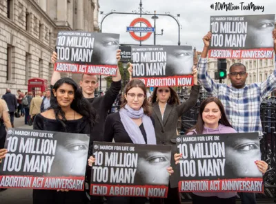 Millions of Aborted Babies Remembered Outside Parliament