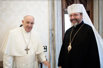 Major archbishop thanks Pope Francis for support as Ukraine faces multiple crises