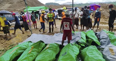Workers Recover More Than 30 Bodies from Myanmar Jade Mines