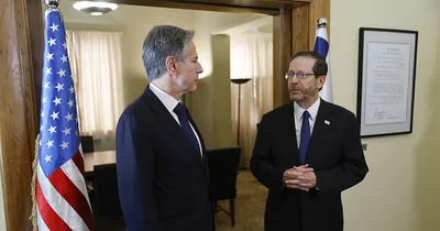 Blinken Meets with Israeli Leadership as War in Gaza Rages On