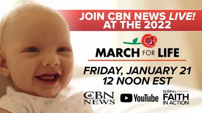 Watch CBN News' LIVE Coverage of the 49th Annual March for Life: 'The Excitement Is Palpable'