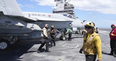 U.S. aircraft carrier begins antidrug mission in Caribbean