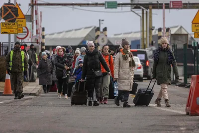 Churches near Ukraine's border shelter refugees as 1 million flee Russian invasion