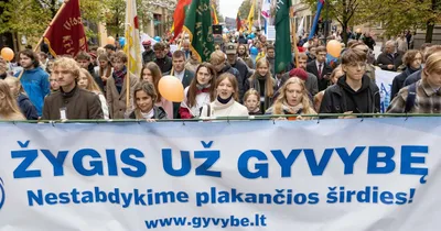 More than 1,000 join March for Life in Vilnius, Lithuania