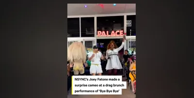 'Church People' Actor, NSYNC Singer Joey Fatone Performs 'Bye Bye Bye' at Miami 'drag brunch'