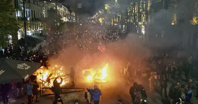 Riots after country of Georgia shelves effort to join EU