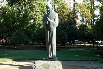 St Junipero Serra's example will endure, archbishop says after California governor replaces statue