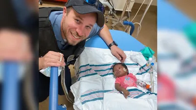 'That's My Hero': Cops Save Life of One-Month-Old With RSV Who Stopped Breathing