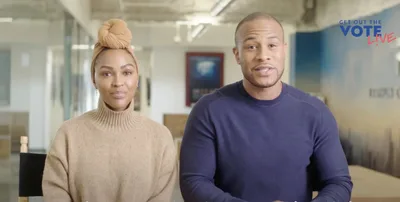 Christian filmmaker DeVon Franklin reveals that he’s in 'pain and peace' amid split from Meagan Good