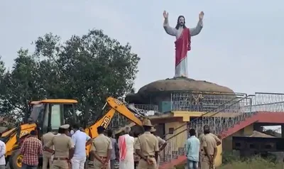 India government destroys 20-foot Jesus statue in Christian village