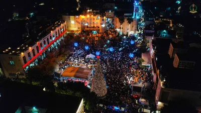 Bethlehem Marks Return of Christmas Celebrations with Packed Tree Lighting Event