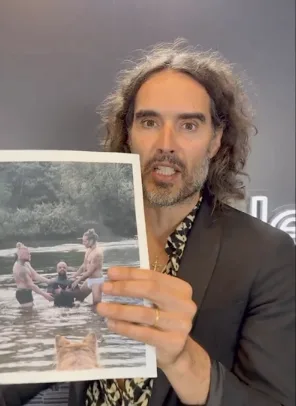 Russell Brand defends baptism in underpants: I'm a show-off, but it's for Jesus