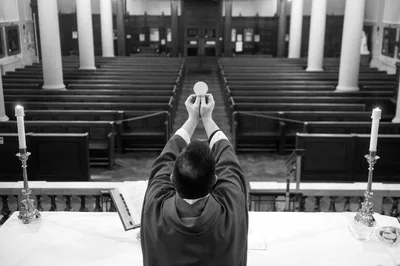 The pandemic has hit Catholic parishes hard. It’s also taken a toll on priests