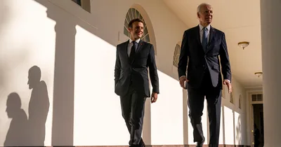 Biden, Macron Discuss France, U.S. Relations