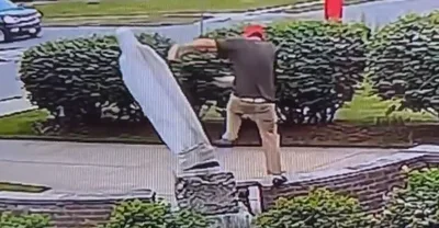 Man charged with hate crime after toppling Virgin Mary statue at Buffalo church
