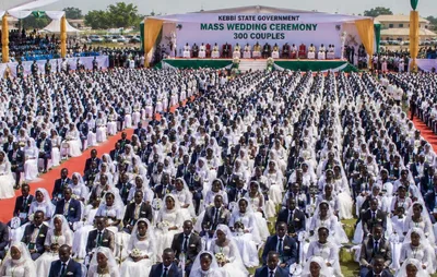 Nigeria governor supports mass wedding for 300 Muslim and Christian couples to help overcome financial burdens