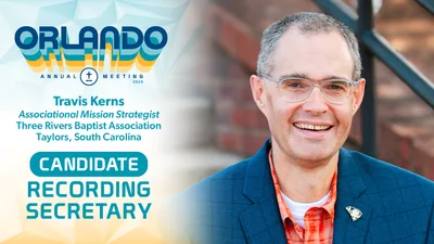 South Carolina AMS Travis Kerns to be nominated for SBC recording secretary | Baptist Press