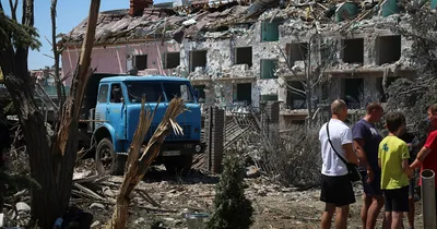 Russia Bombs Homes in Ukraine