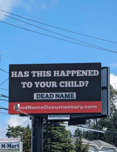 4 billboards in Ohio and Pa: Whatever it takes to get Americans talking about ‘transing’ children
