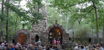 Outdoor Cathedral Shrine of the Transfiguration Celebrates 100 Years: 'No secret what God can do'