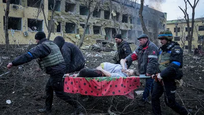 Russian Airstrike Hits Ukraine Maternity Hospital in War 'Atrocity', At Least 17 Reported Wounded
