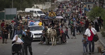Thousands Leave Northern Gaza amid Israeli War on Hamas