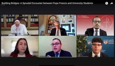 Loyola’s leaders say pope’s dialogue with students was weeks in the making