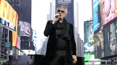 Andrea Bocelli Sings ‘Amazing Grace’ at Times Square ahead of Film Release: ‘Music is a form of prayer’