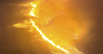 Volcano erupts near Iceland's capital city