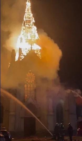 Man Arrested in France Related to Fire That Destroyed Historic Catholic Church