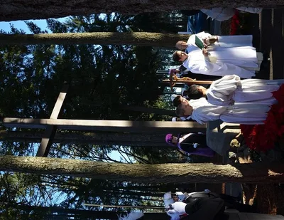 Oregon Church, Knights of Columbus Create Pro-Life Display With 500-Plus White Crosses