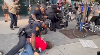 Violent protests erupt outside final TPUSA tour stop at UC Berkeley; DOJ responds
