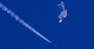 Military shoots down more flying objects