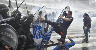 Violent Protests Break Out in Argentina as Spending Bill Advances