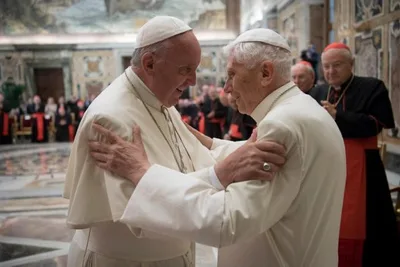 Pope Francis Claims Pope Benedict XVI Defended Him over Same-Sex Civil Unions Stance: Report