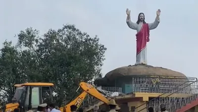 Indian Gov't Approves Demolition of 20-foot Jesus Statue in Christian Village After Pro-Hindu Group Complains